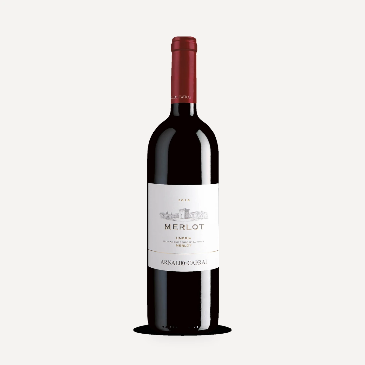 Merlot wine — Arnaldo Caprai winery — Dionysus