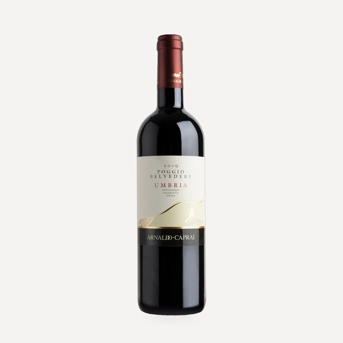 Poggio Belvedere Rosso wine — Arnaldo Caprai winery — Dionysus