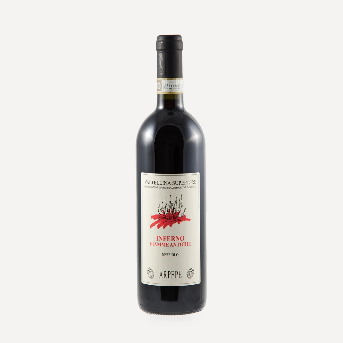 Inferno Fiamme Antiche wine — Arpepe winery — Dionysus