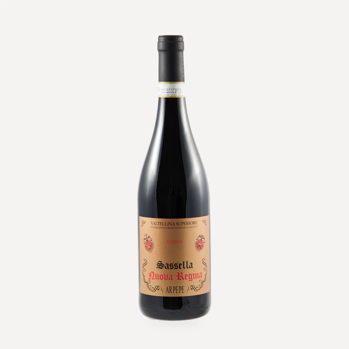 Sassella Nuova Regina wine — Arpepe winery — Dionysus