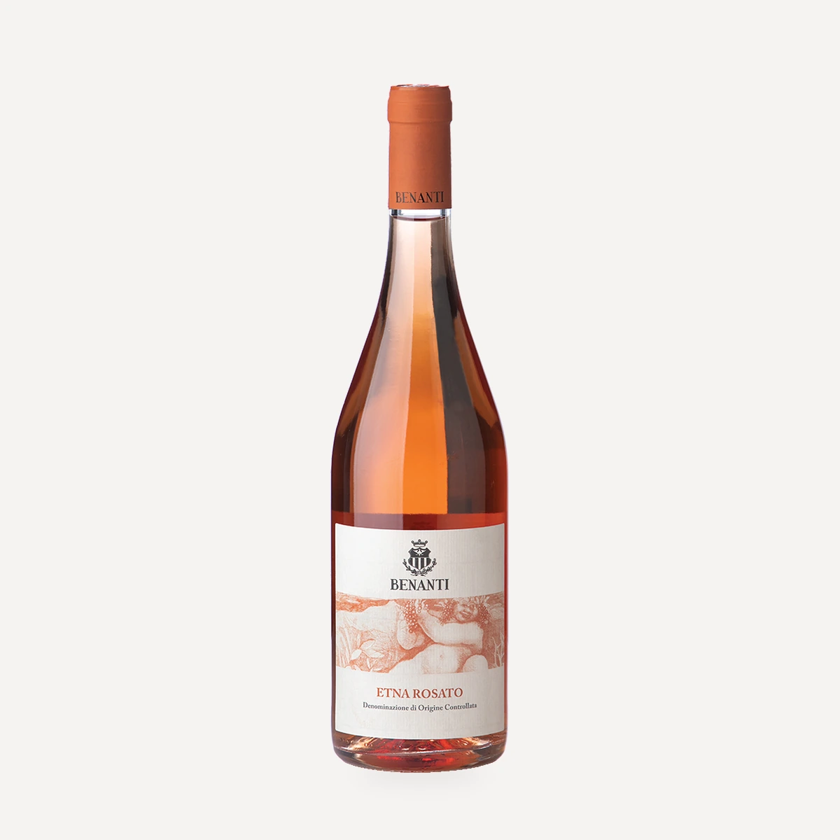Etna Rosato wine — Benanti winery — Dionysus