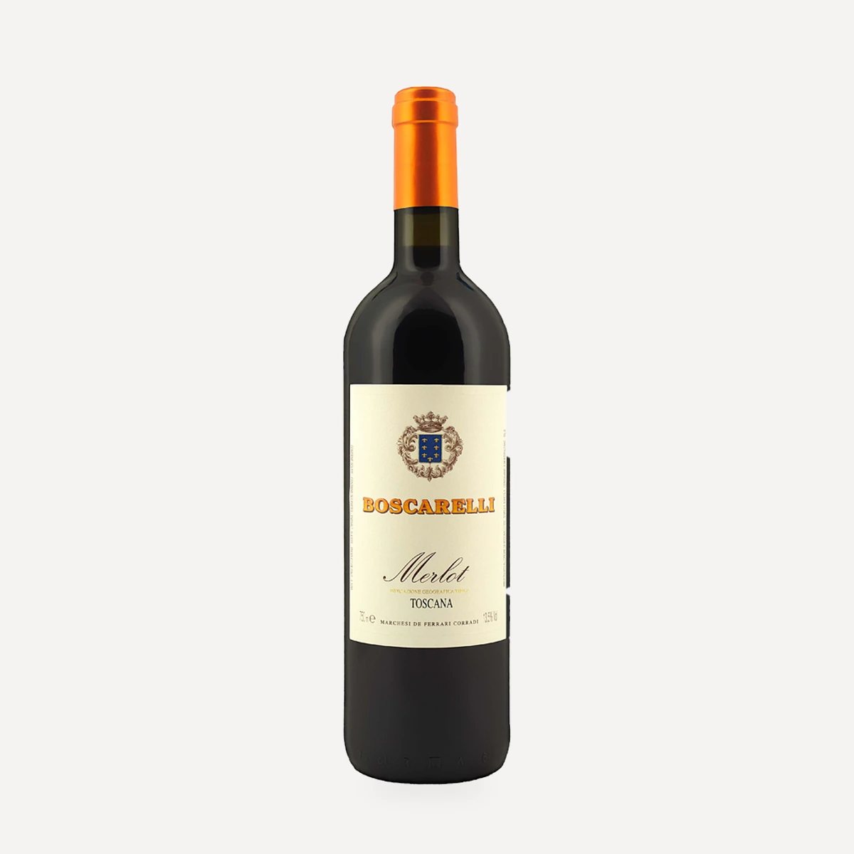 Merlot IGT wine — Boscarelli winery — Dionysus