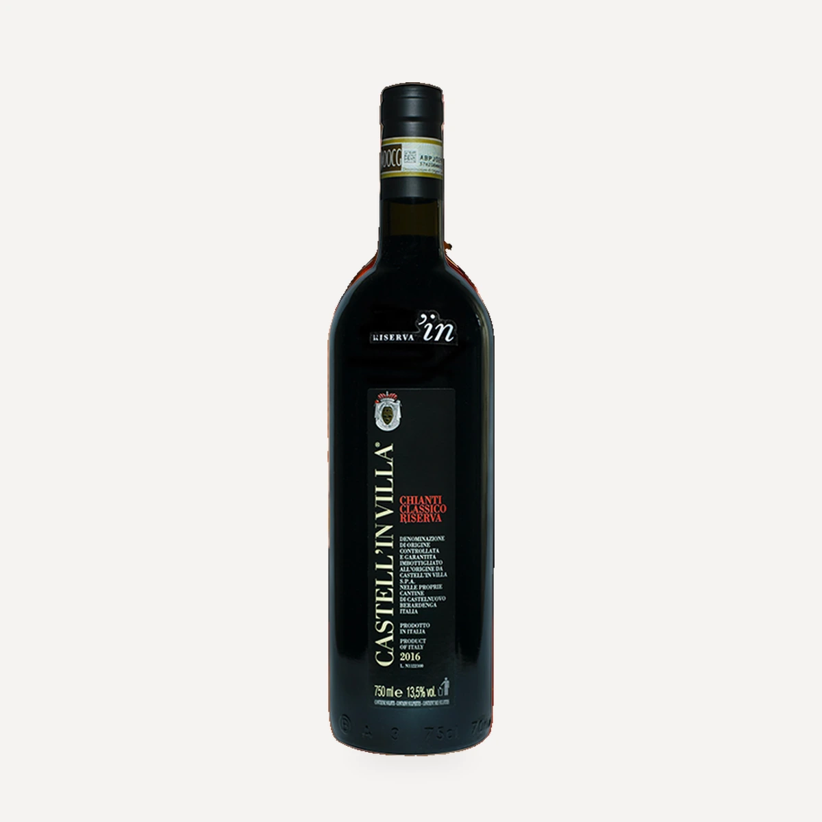 Riserva ‘IN wine — Castell'in Villa winery — Dionysus