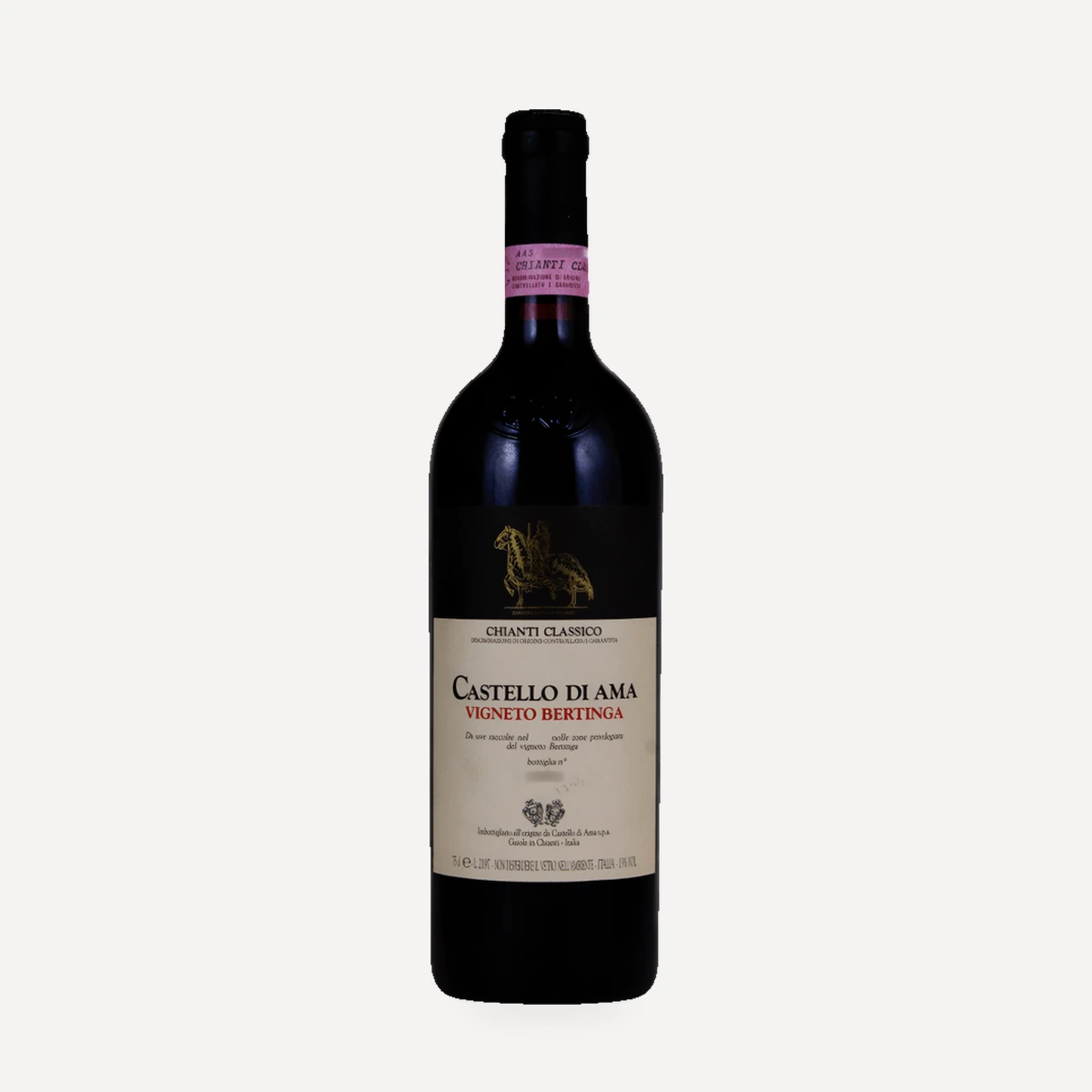 Vigneto Bertinga wine — Castello di Ama winery — Dionysus
