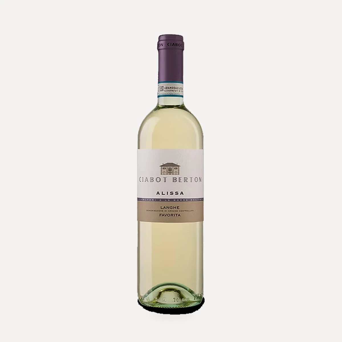 Langhe Favorita Alissa wine — Ciabot Berton winery — Dionysus