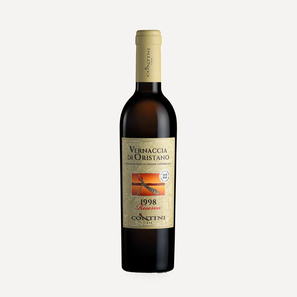 Vernaccia Riserva wine — Contini winery — Dionysus