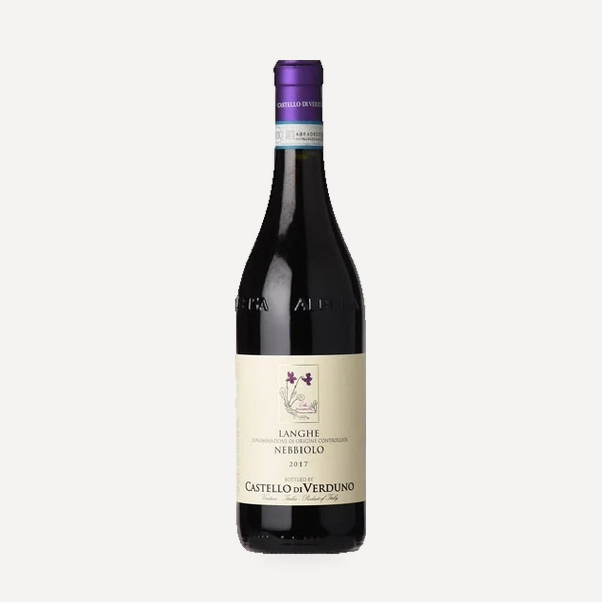 Langhe Nebbiolo DOC wine — di Verduno winery — Dionysus