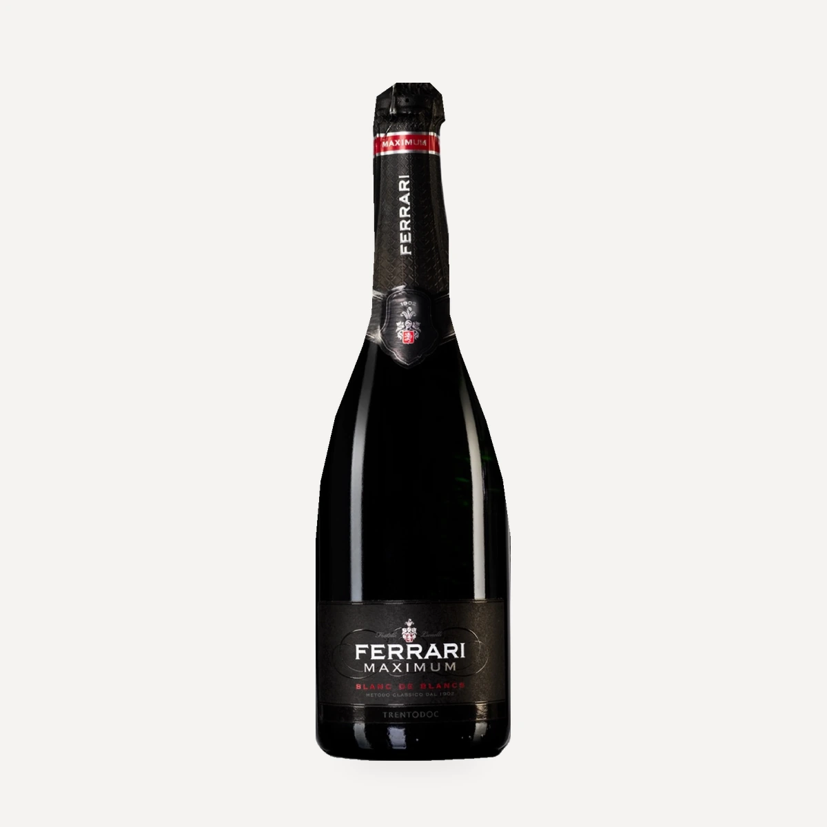 Ferrari Maximum Blanc de Blancs wine — Ferrari Trento winery — Dionysus