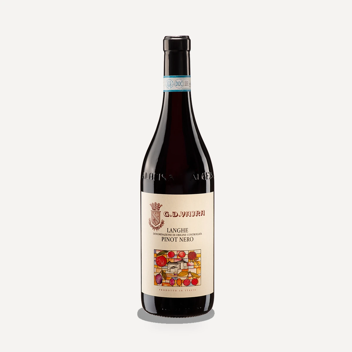 Langhe Rosso PN Q497 wine — G.D. Vajra winery — Dionysus