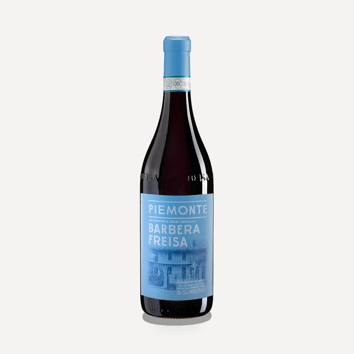 Piemonte Barbera Freisa DOC wine — G.D. Vajra winery — Dionysus