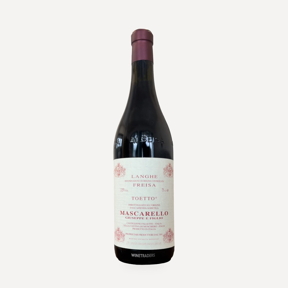 Langhe Freisa Toetto® DOC wine — Giuseppe Mascarello e Figlio winery — Dionysus
