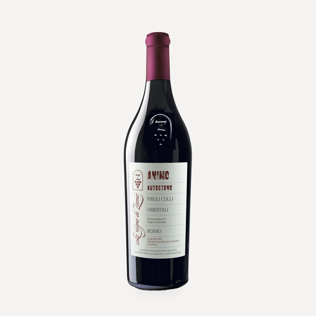 Animo wine — Le Vigne di Zamo winery — Dionysus