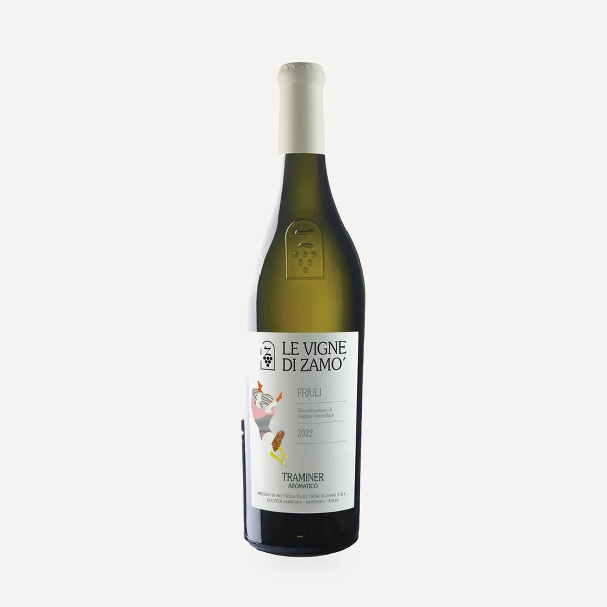 Traminer Aromatico wine — Le Vigne di Zamo winery — Dionysus