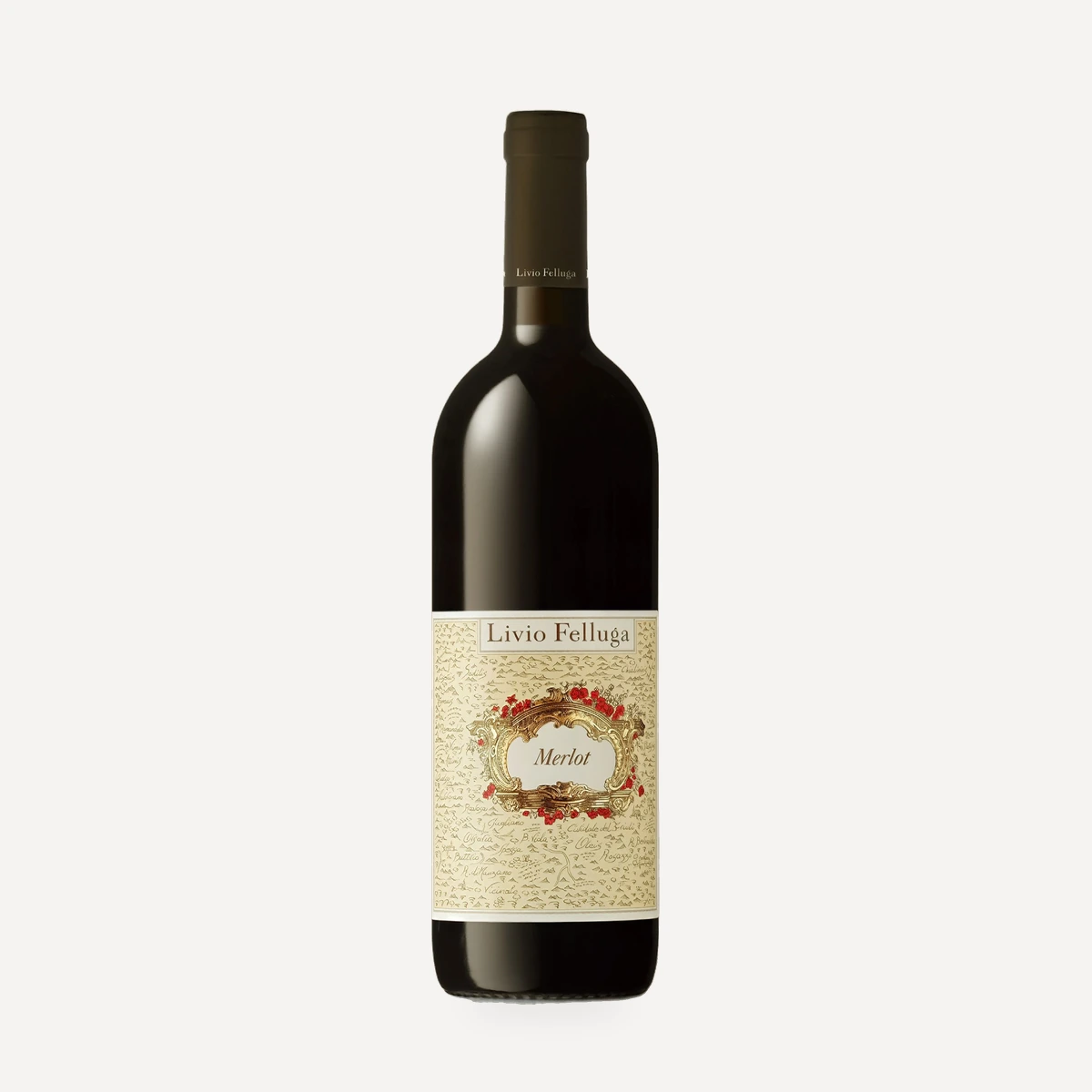 Merlot wine — Livio Felluga winery — Dionysus
