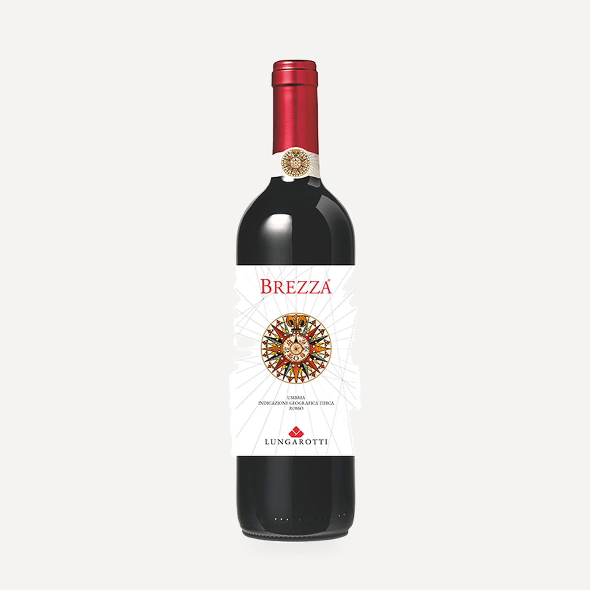 Brezza Rosso Umbria IGT wine — Lungarotti winery — Dionysus