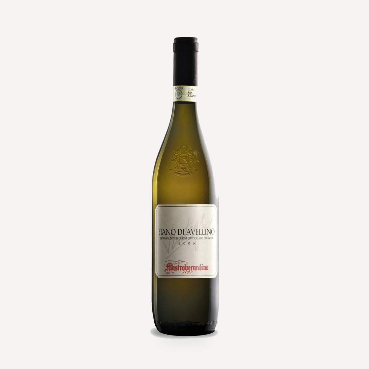 Fiano Avellino Vintage DOCG wine — Mastroberardino winery — Dionysus