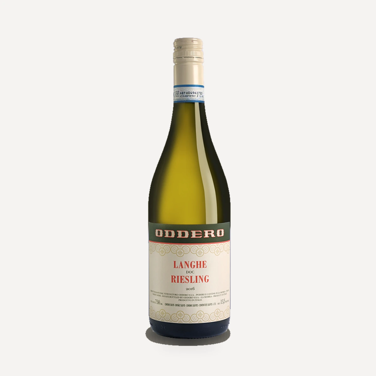 Langhe Riesling DOC wine — Oddero winery — Dionysus