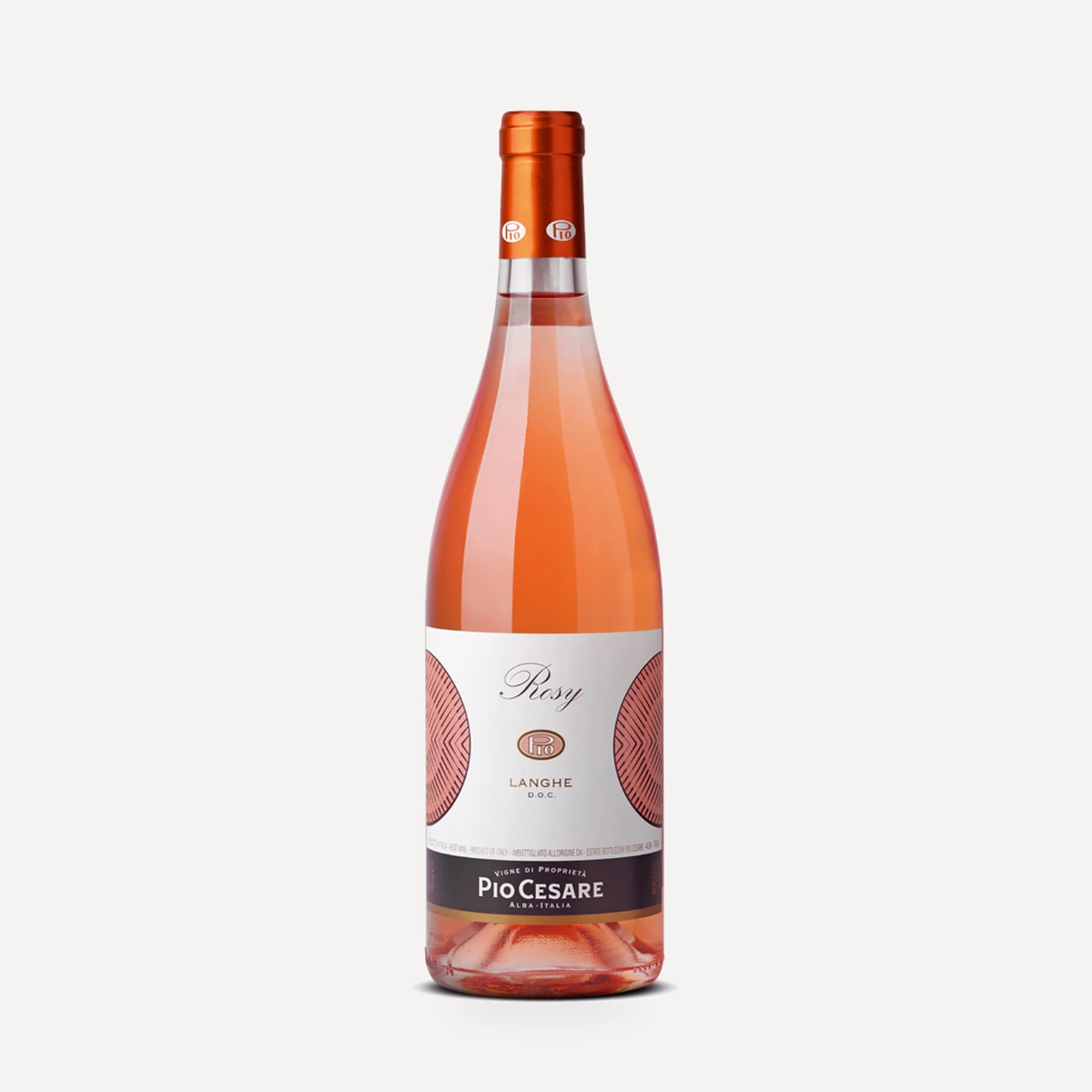 Rosy Langhe Rosato DOC wine — Pio Cesare winery — Dionysus