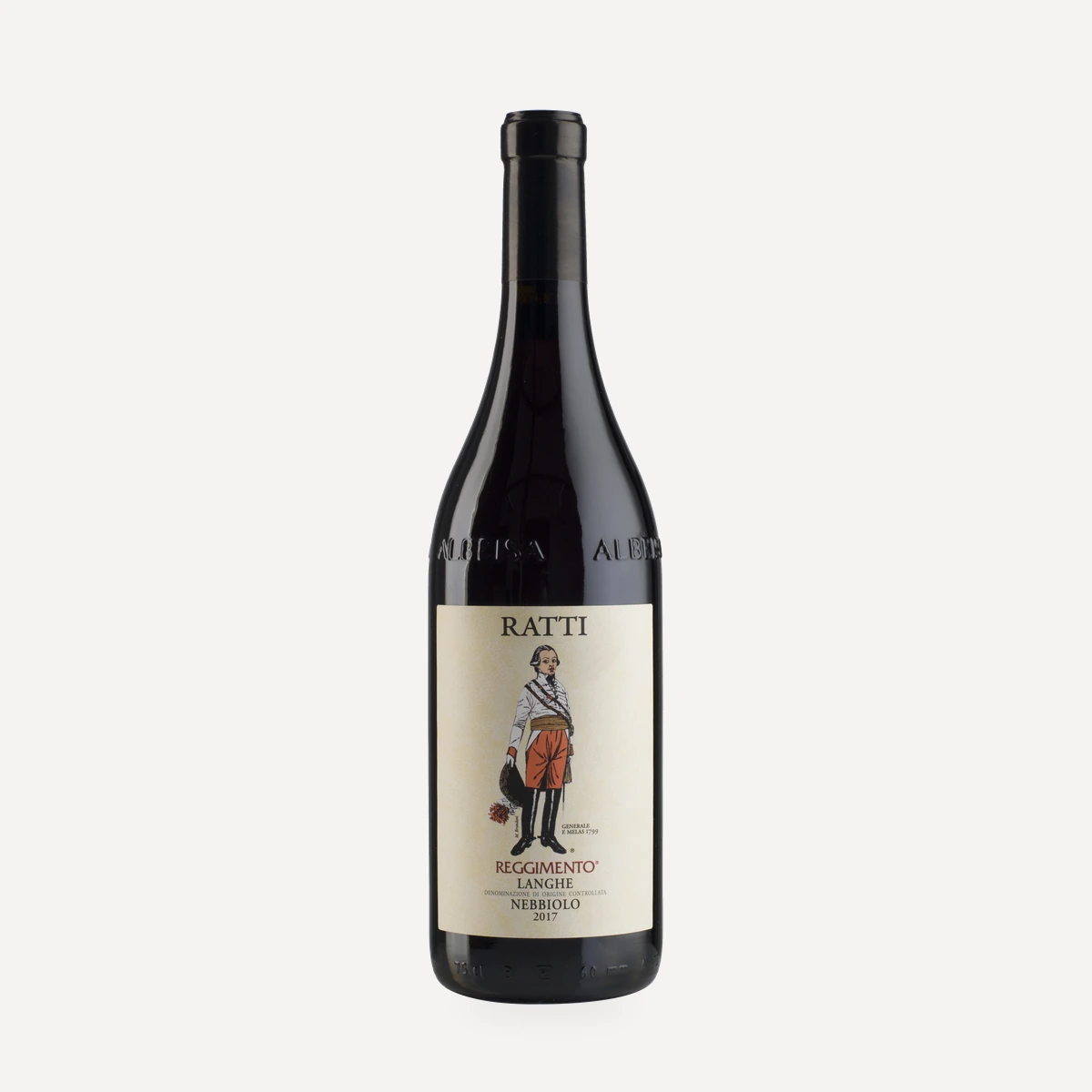 Reggimento Langhe Nebbiolo DOC wine — Renato Ratti winery — Dionysus