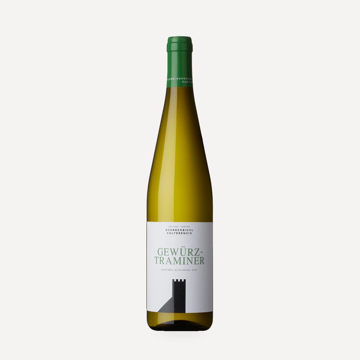 A. A. Gewürztraminer DOC wine — Schreckbichl Colterenzio winery — Dionysus
