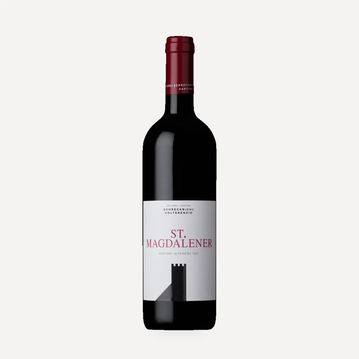 A. A. St. Magdalener DOC wine — Schreckbichl Colterenzio winery — Dionysus