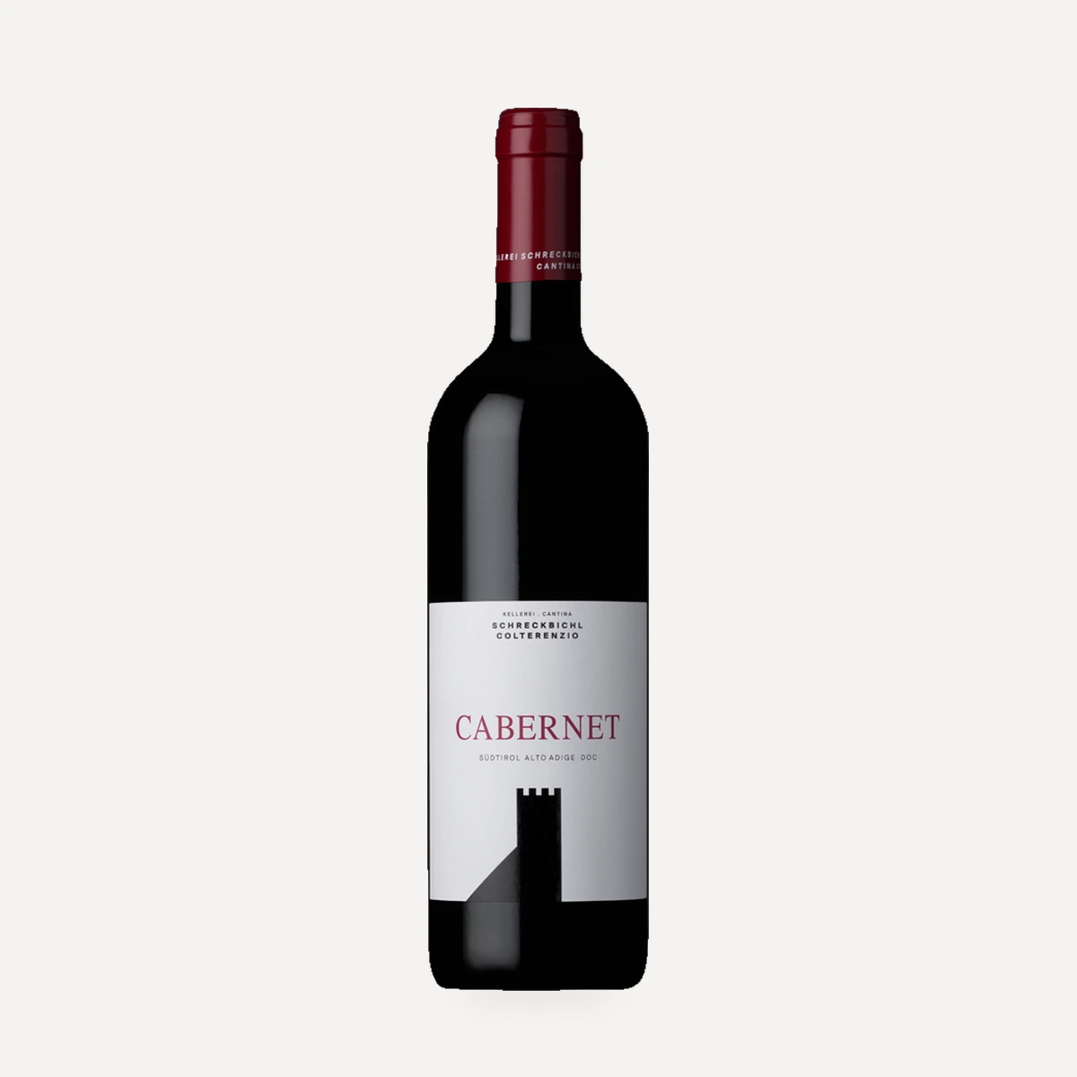 Alto Adige Cabernet DOC wine — Schreckbichl Colterenzio winery — Dionysus
