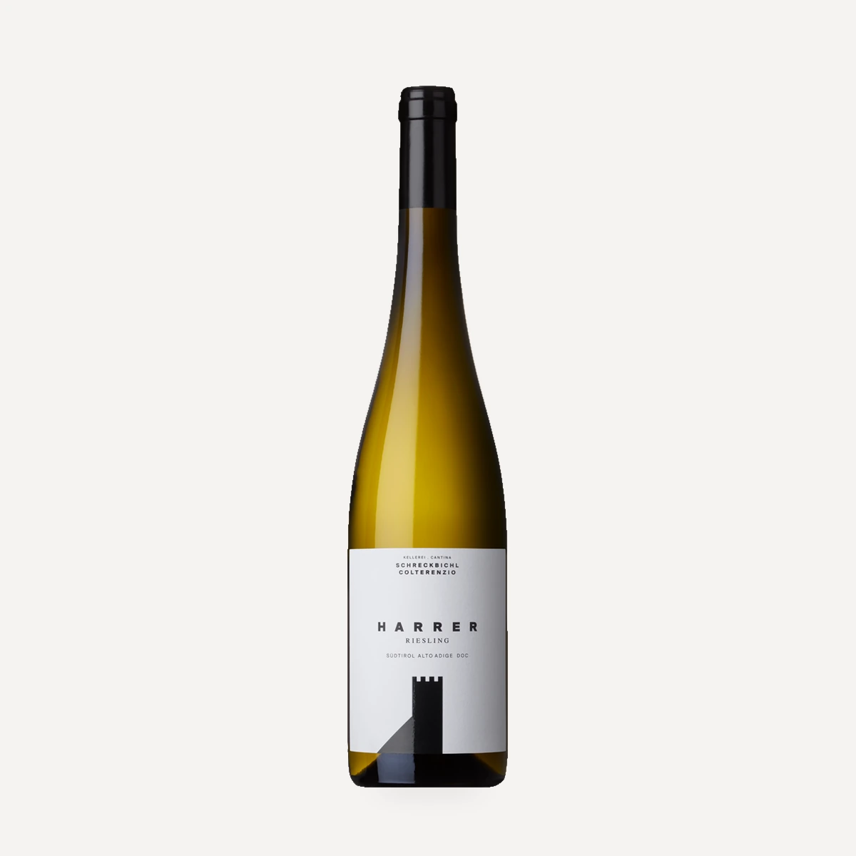 Harrer Alto Adige Riesling DOC wine — Schreckbichl Colterenzio winery — Dionysus