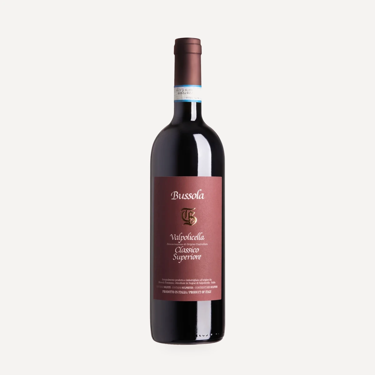 Valpolicella Classico Superiore wine — Tommaso Bussola winery — Dionysus