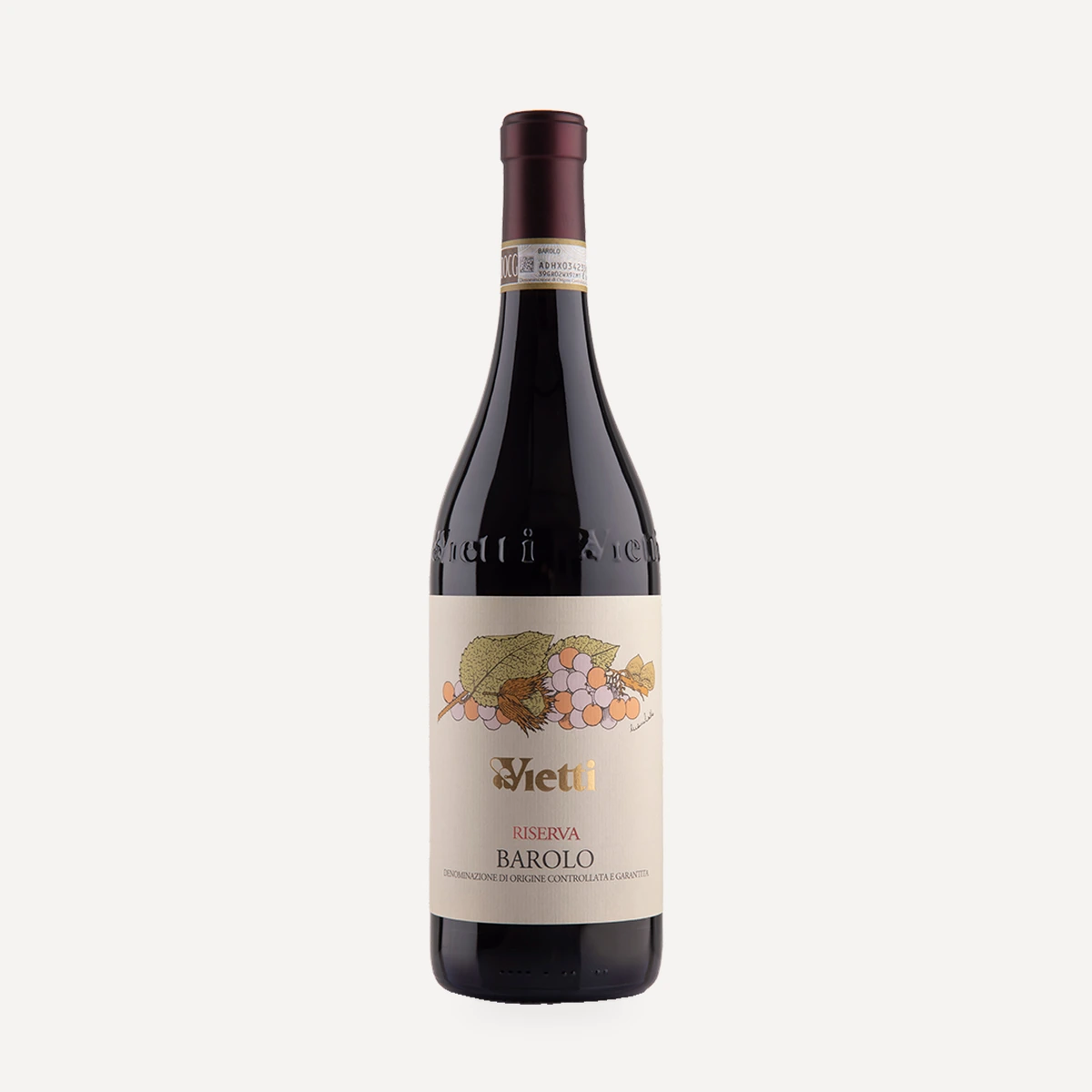 Barolo Riserva wine — Vietti winery — Dionysus