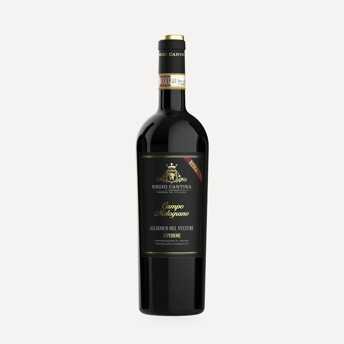 Campo Melograno Aglianico del Vulture Superiore Riserva DOCG wine — Regio Cantina winery — Dionysus