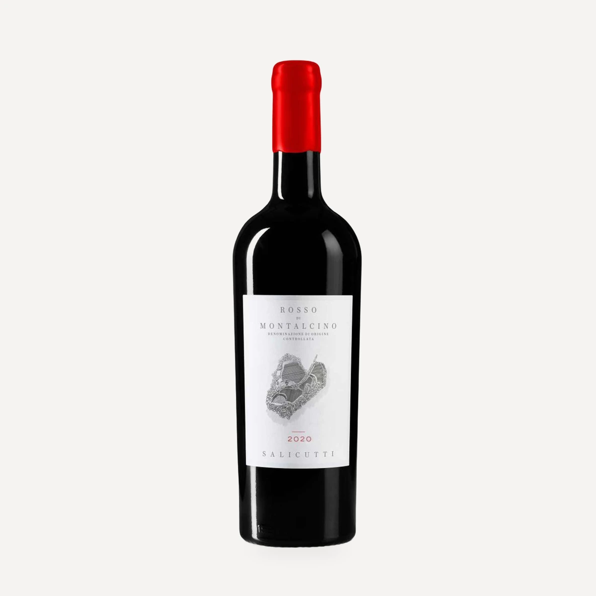 Rosso di Montalcino wine — Salicutti winery — Dionysus