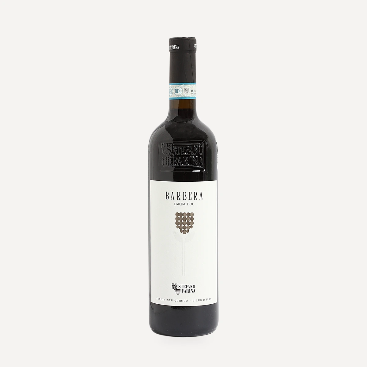 Barbera d’Alba wine — San Quirico winery — Dionysus
