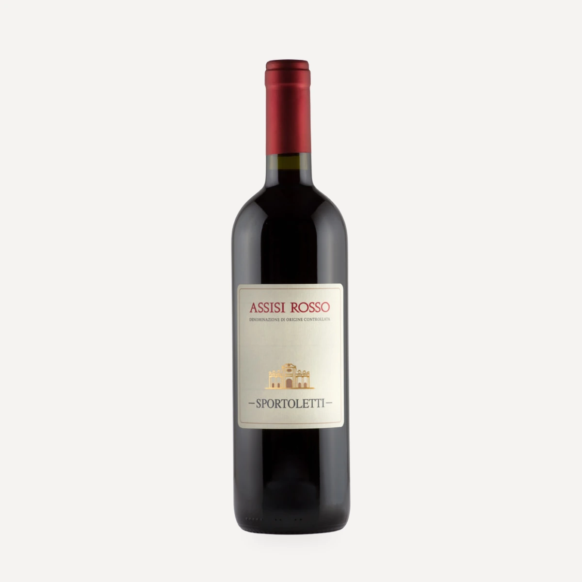 Assisi Rosso DOP wine — Sportoletti winery — Dionysus