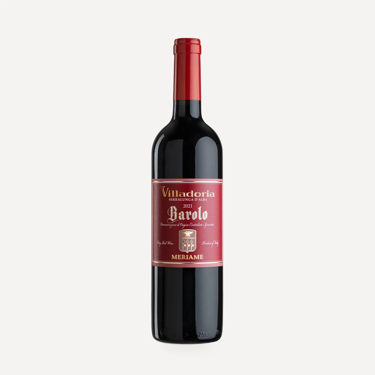 Meriame Barolo DOCG wine — Villadoria winery — Dionysus