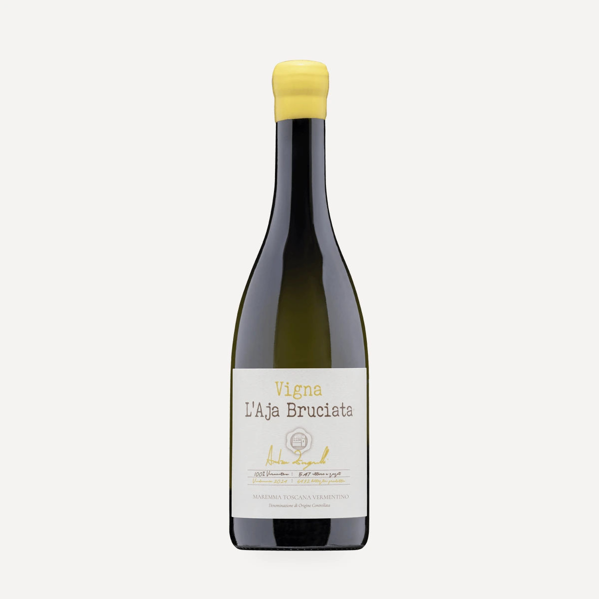 Vigna L'Aja Bruciata wine — Tenuta Casa Maria winery — Dionysus