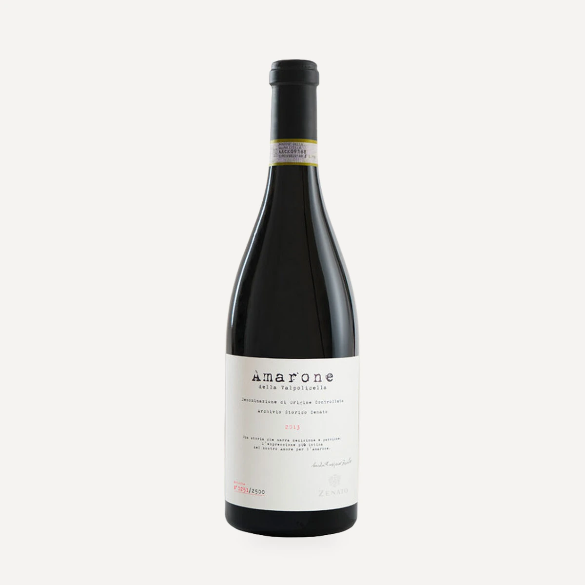 Amarone Classico della Valpolicella Archivio Storico DOCG wine — Tenuta Costalunga winery — Dionysus