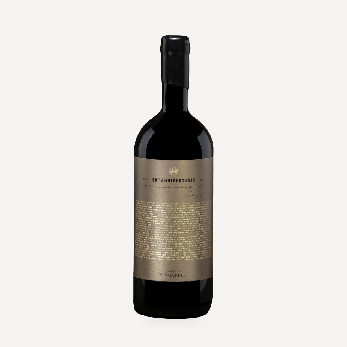 50° Anniversario wine — Rocca delle Macie winery — Dionysus