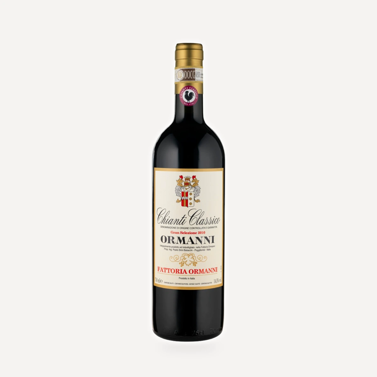 Chianti Classico DOCG Gran Selezione “Etichetta Storica” wine — Ormanni winery — Dionysus