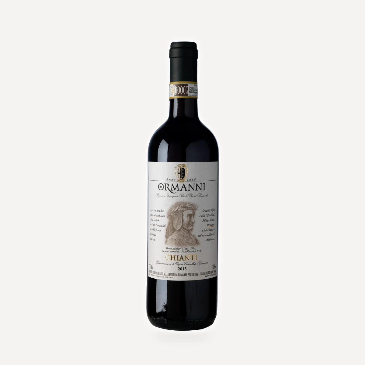Chianti DOCG BIO wine — Ormanni winery — Dionysus