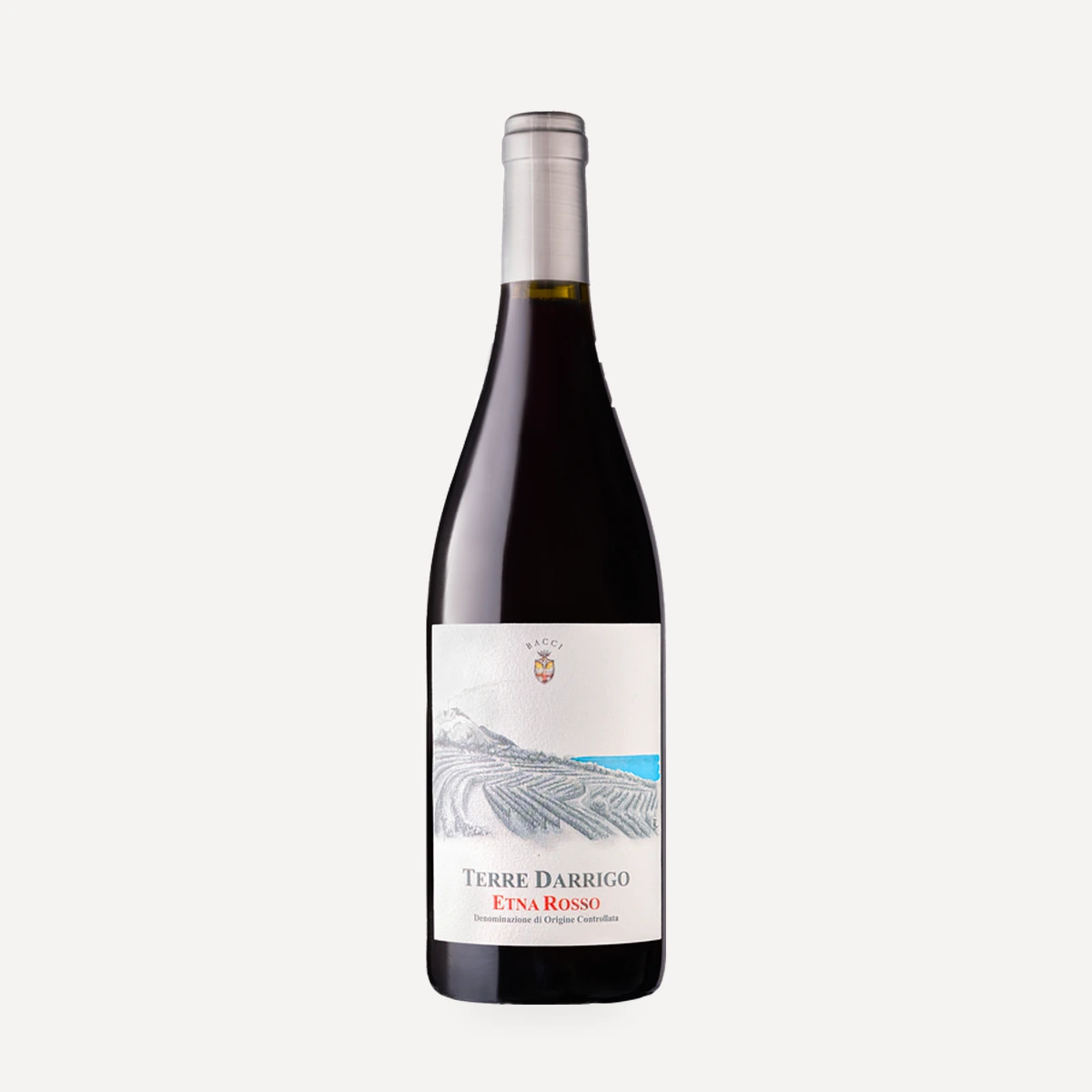 Etna Rosso wine — Terre Darrigo winery — Dionysus