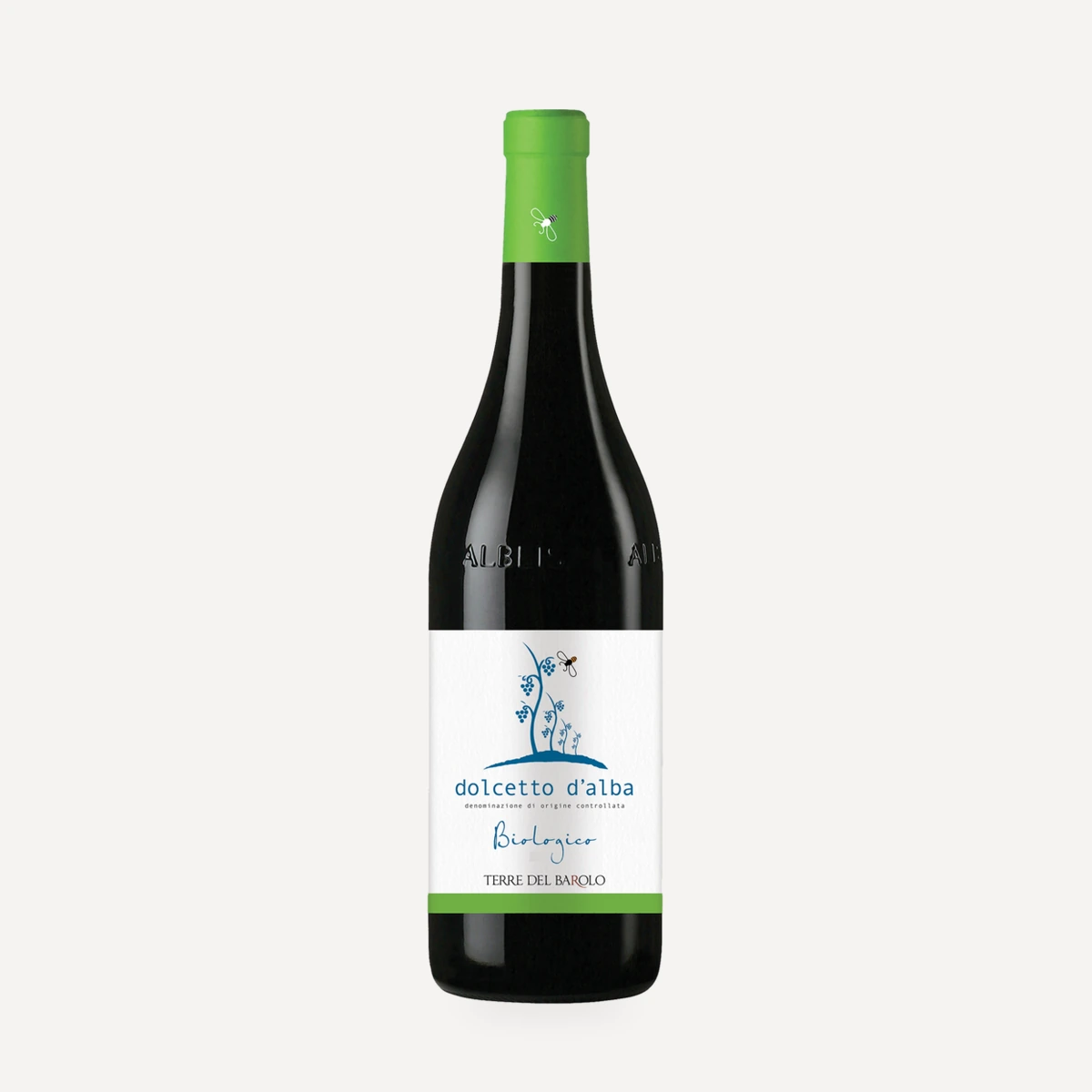 Dolcetto d’Alba DOC Organic wine — Terre del Barolo winery — Dionysus