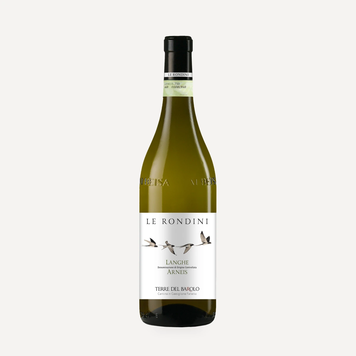 Le Rondini Langhe Arneis DOC wine — Terre del Barolo winery — Dionysus