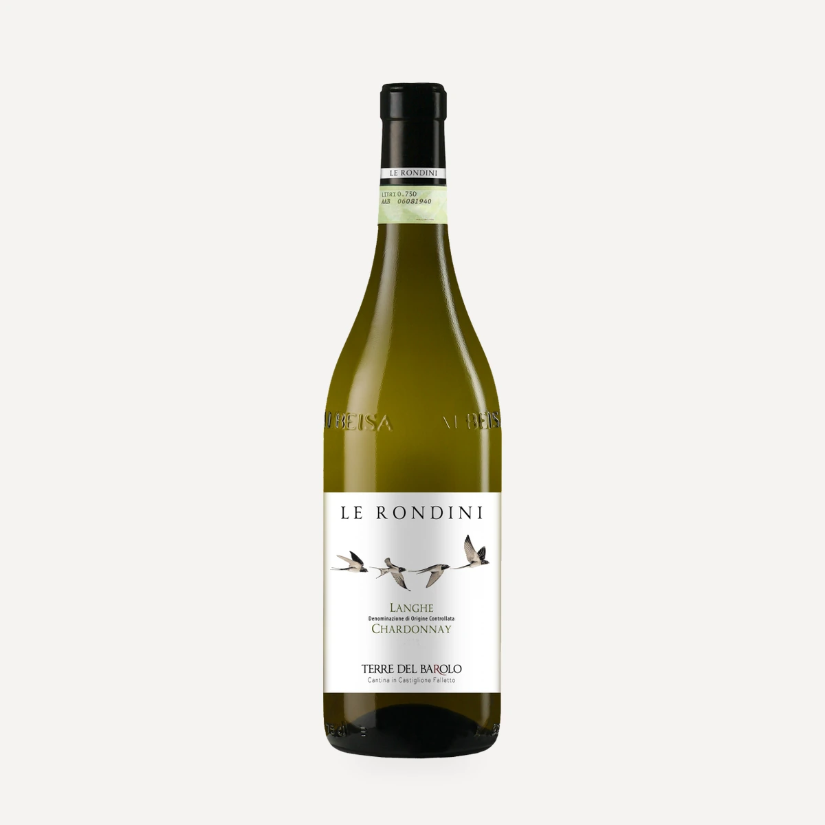 Le Rondini Langhe Chardonnay DOC wine — Terre del Barolo winery — Dionysus