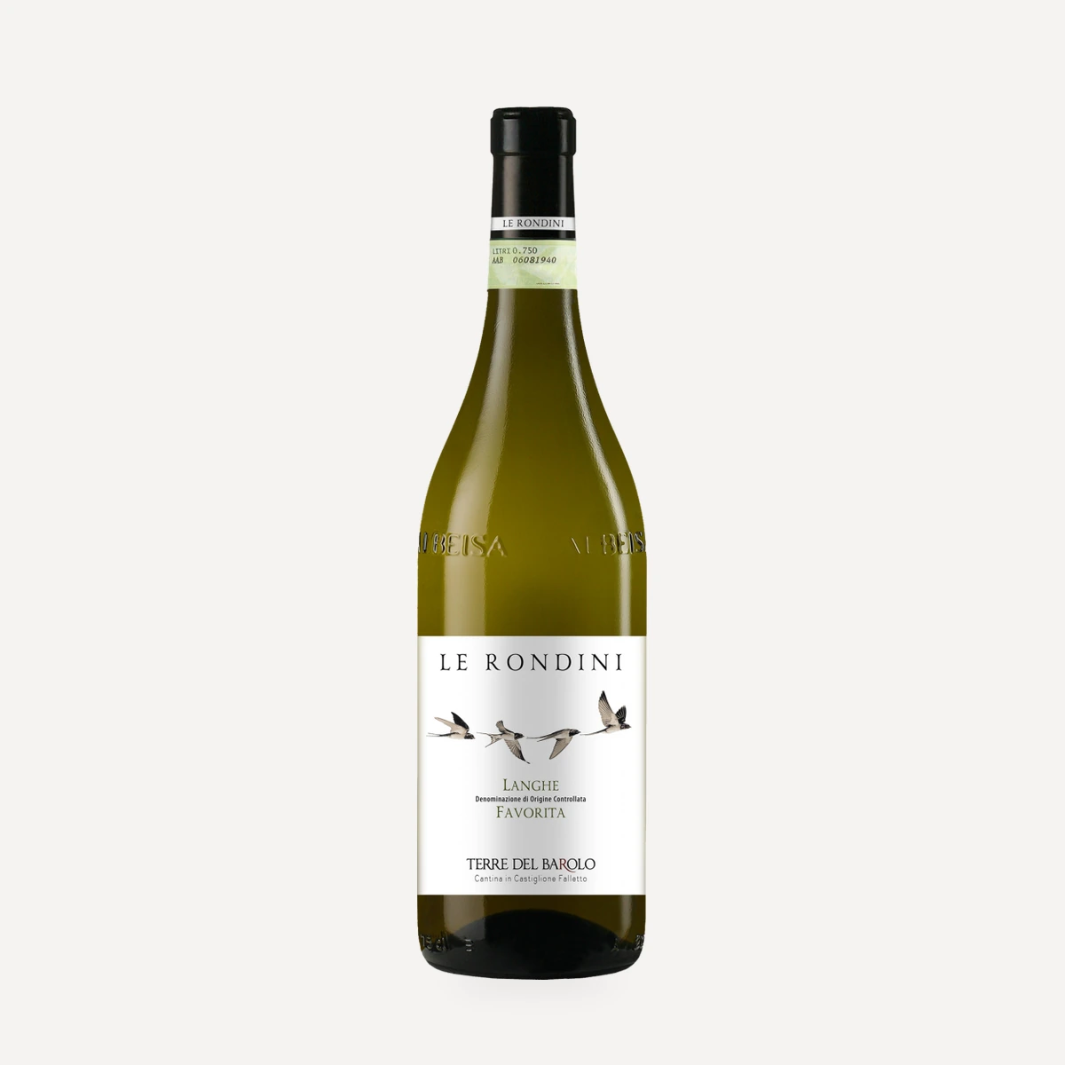Le Rondini Langhe Favorita DOC wine — Terre del Barolo winery — Dionysus