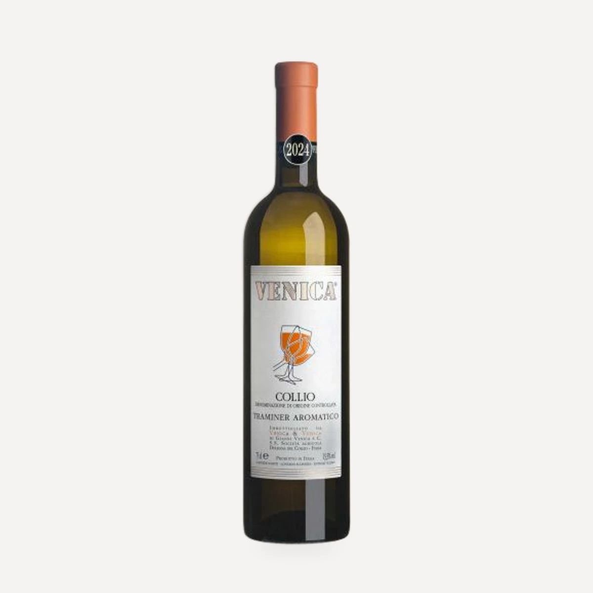 Traminer Aromatico Collio DOC wine — Venica winery — Dionysus
