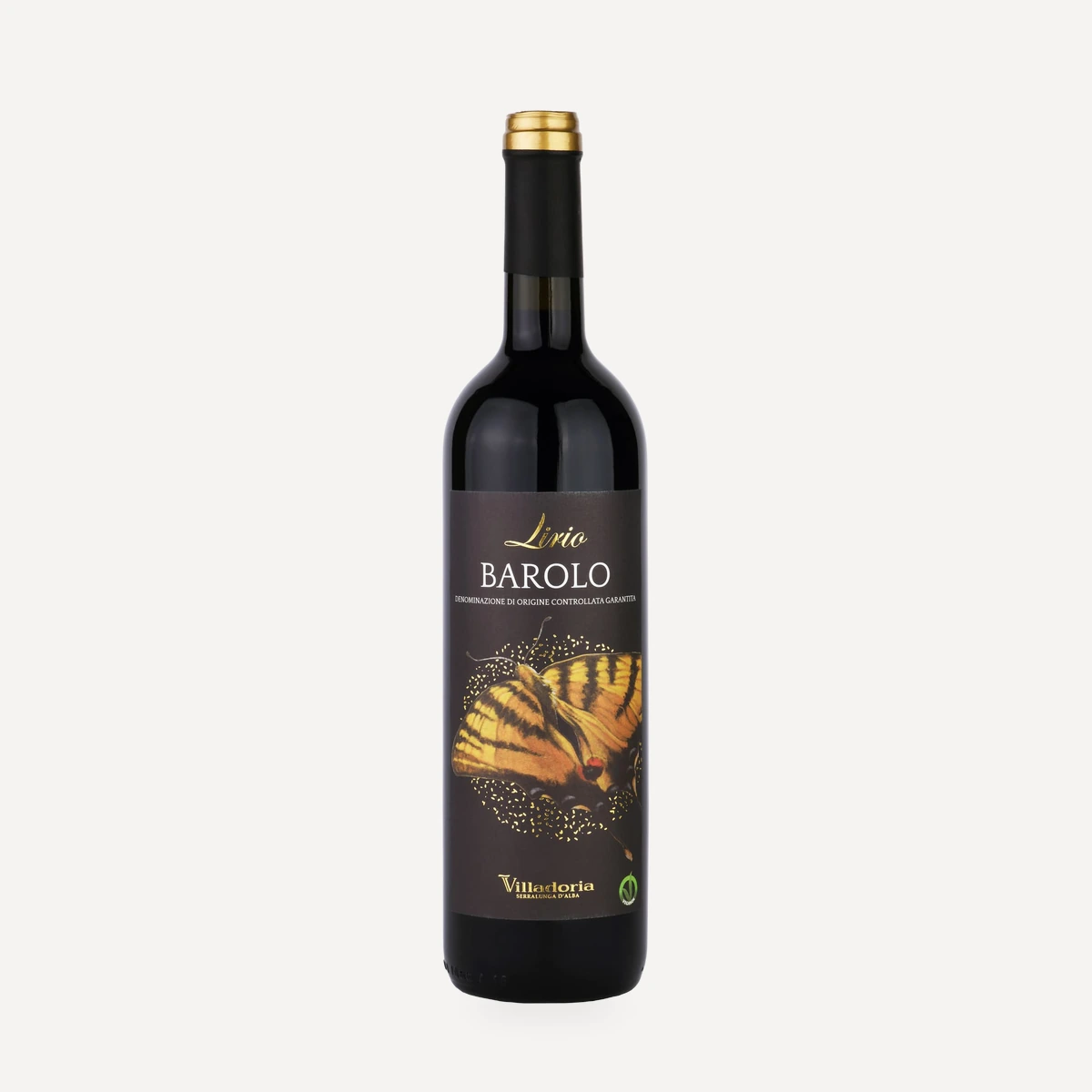 Barolo DOCG Lirio wine — Villadoria winery — Dionysus
