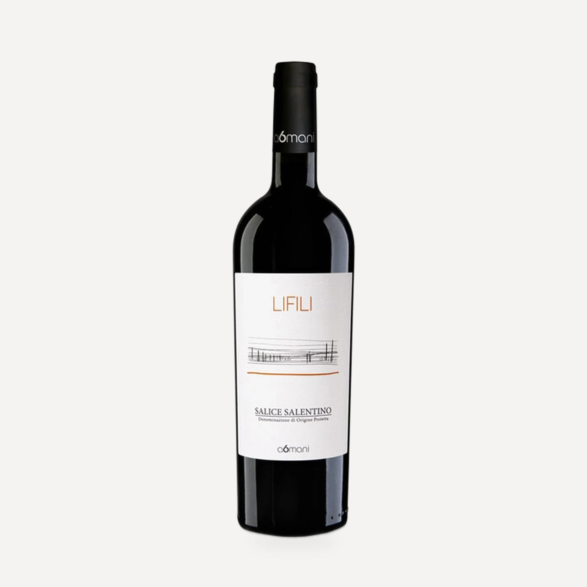 Lifili Salice Salentino IGP wine — A6mani winery — Dionysus
