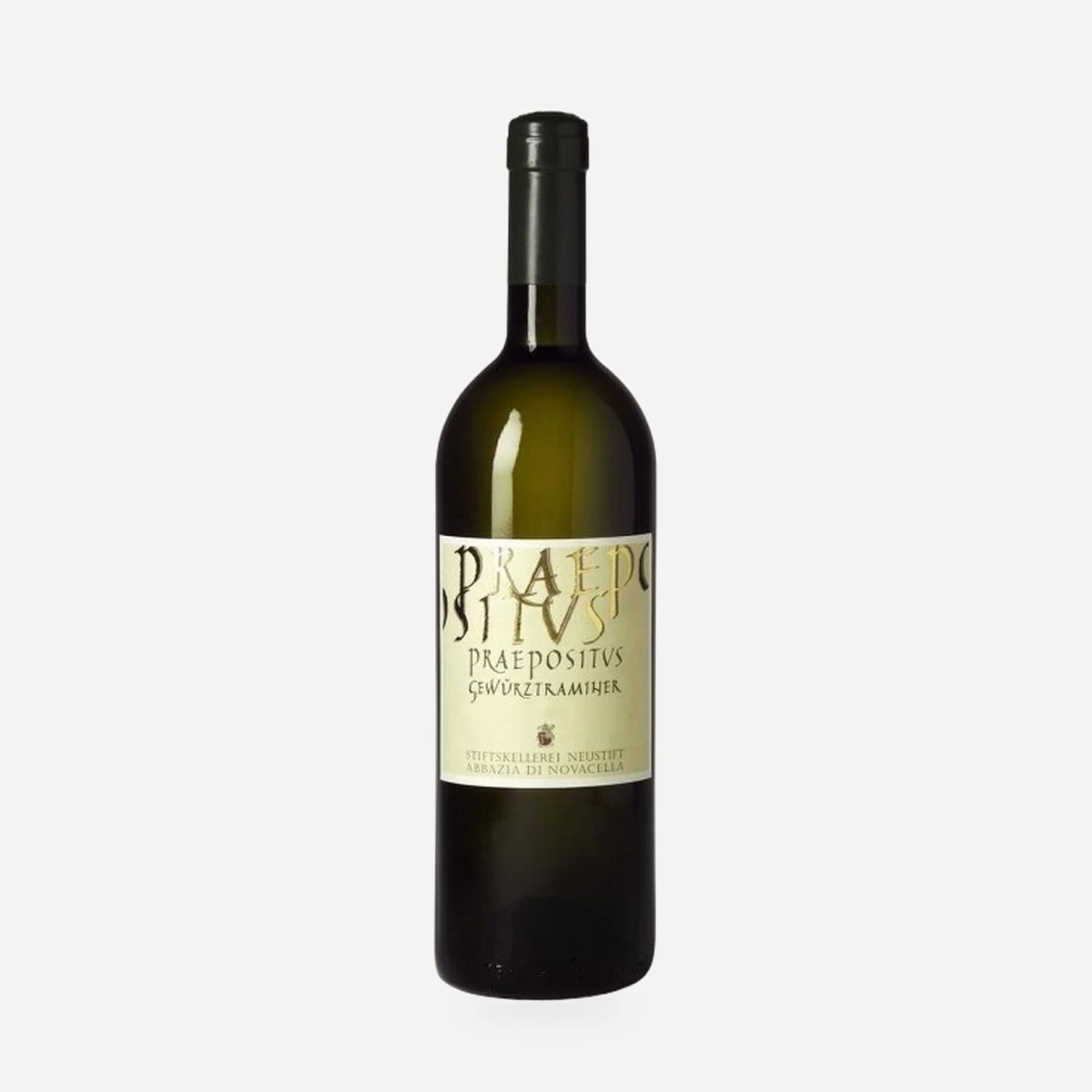Gewürztraminer Praepositus Alto Adige Valle Isarco DOC wine — Abbazia di Novacella Stiftskellerei Neustift winery — Dionysus