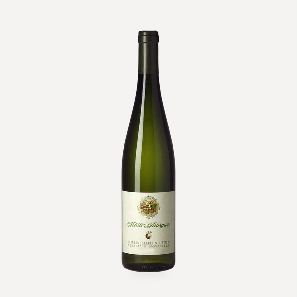 Müller Thurgau Alto Adige Valle Isarco DOC wine — Abbazia di Novacella Stiftskellerei Neustift winery — Dionysus