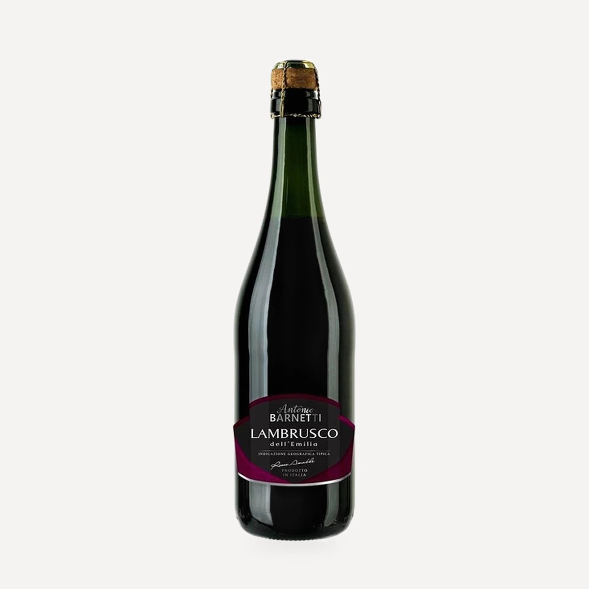 Antonio Barnetti Lambrusco dell Emilia Rosso IGT wine — Abbazia di San Gaudenzio winery — Dionysus